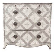 Antique 19th Century Bow Front Chest Of Drawers