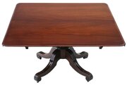 Antique 19th Century Cuban Mahogany Dining Table