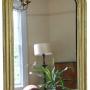 Antique 19th Century Gilt Overmantel Wall Mirror 