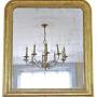 Antique 19th Century Large Gilt Overmantel Mirror