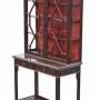 Antique 19th Century Mahogany Pier Display Cabinet