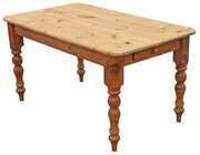 Antique 19th Century Pine Kitchen Table 