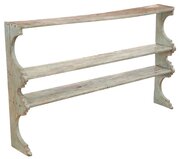 Antique 19th Century Quality Elm Display Shelves