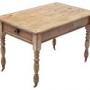 Antique 19th Century Rustic Pine Dining Table