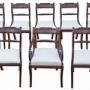 Antique 19th Century Set of 8 Dining Chairs