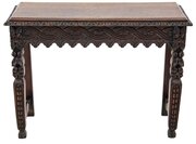 Antique 19th Century Victorian Oak Desk Table