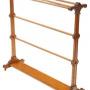 Antique Arts & Crafts Oak Towel Rail Stand – Large