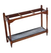  Antique Large Victorian Oak Umbrella Stand