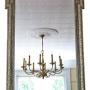 Antique Large c.1900 Gilt Overmantle Wall Mirror 