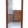 Antique Mahogany Full-Height Floor Mirror