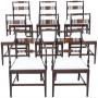 Antique Set of 8 Mahogany Dining Chairs