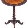 Antique Burr Walnut Side Wine Table