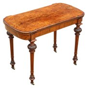 Antique C.1880 Victorian Walnut Card Table