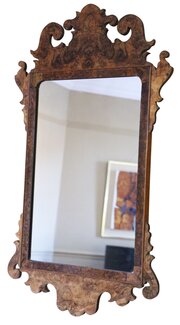 Antique C.1910 Georgian Revival Overmantle Mirror