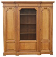 Antique C.1920 Oak Housekeeper’s Display Cupboard