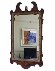 Antique C.1920 Overmantle Wall Mirror 