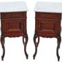 Antique c.1920 Pair of  Mahogany Bedside Tables
