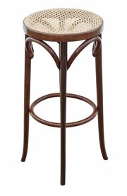  Antique C.1925 Bentwood High Tall Stool 