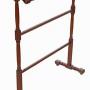  Antique quality C1900 mahogany towel rail stand