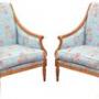 Antique revival Pair of Gilt Armchairs