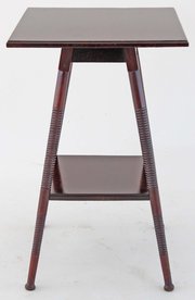 Arts Crafts Mahogany Side Occasional Plant Table