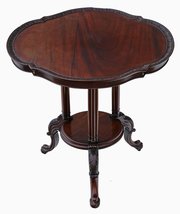 Victorian C1880 Mahogany Centre Lamp Table