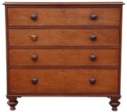 Victorian Mahogany Chest Of Drawers C1850