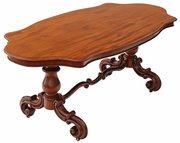 Victorian Mahogany Serpentine Centre Dining Table