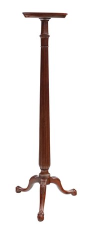 Victorian Mahogany Torchiere Jardiniere Pedestal