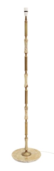 Vintage Mid-20th Century Ormolu & Onyx Lamp