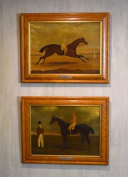 A Pair Of Painted Prints After Herring Snr