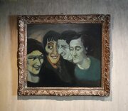 Art Deco Period Oil Painting 