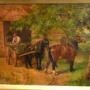 oil painting  horses