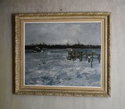Coastal Landscape Oil Painting By Peter Brannan