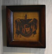 Georgian Scottish Heraldic Painted Coach Panel