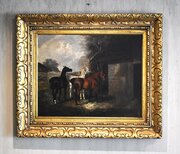 Oil Painting Of Horses After Herring