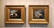 Pair Of Victorian Oil Paintings Of Dogs