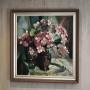 Still life oil of hydrangeas by Colin Campbell