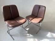 1960’s Mid Century Pieff Eleganza Chairs By Tim Ba