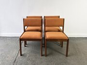 4 Mid-Century Reupholstered Dining Chairs By GPlan