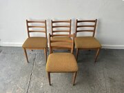 Four Mid-Century Schreiber Dining Chairs 1960s-70s