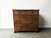 Georgian Antique Mahogany Chest Of Drawers
