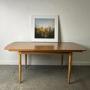 Schreiber Mid Century Extending Dining Table 