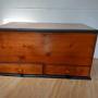 Victorian Pine Mule Chest Blanket Box Coffee Table