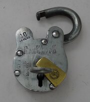 Antique10 Lever Bank Padlock By Aligarh
