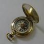 Antique English Brass Cased Compass Reg. For 1903