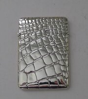 Antique English Silver Card Case - 1902