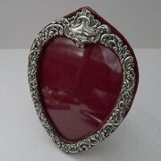 Antique English Sterling Silver Picture Frame