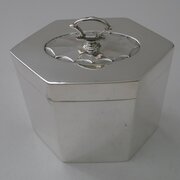 Antique English Sterling Silver Tea Caddy