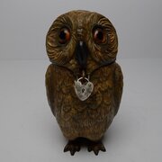 Antique Painted Spelter Money Box / Bank C.1910